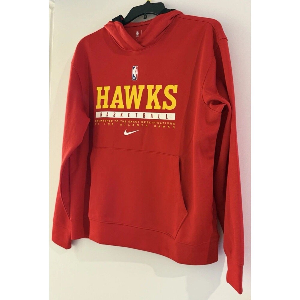 Nike Atlanta Hawks On Court Practice Spotlight Hoodie Large Long Sleeves